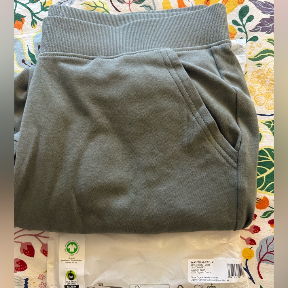 Pact 100% Organic Cotton Airplane Joggers NWOT